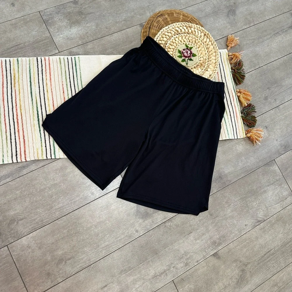 Kids Black Casual Shorts